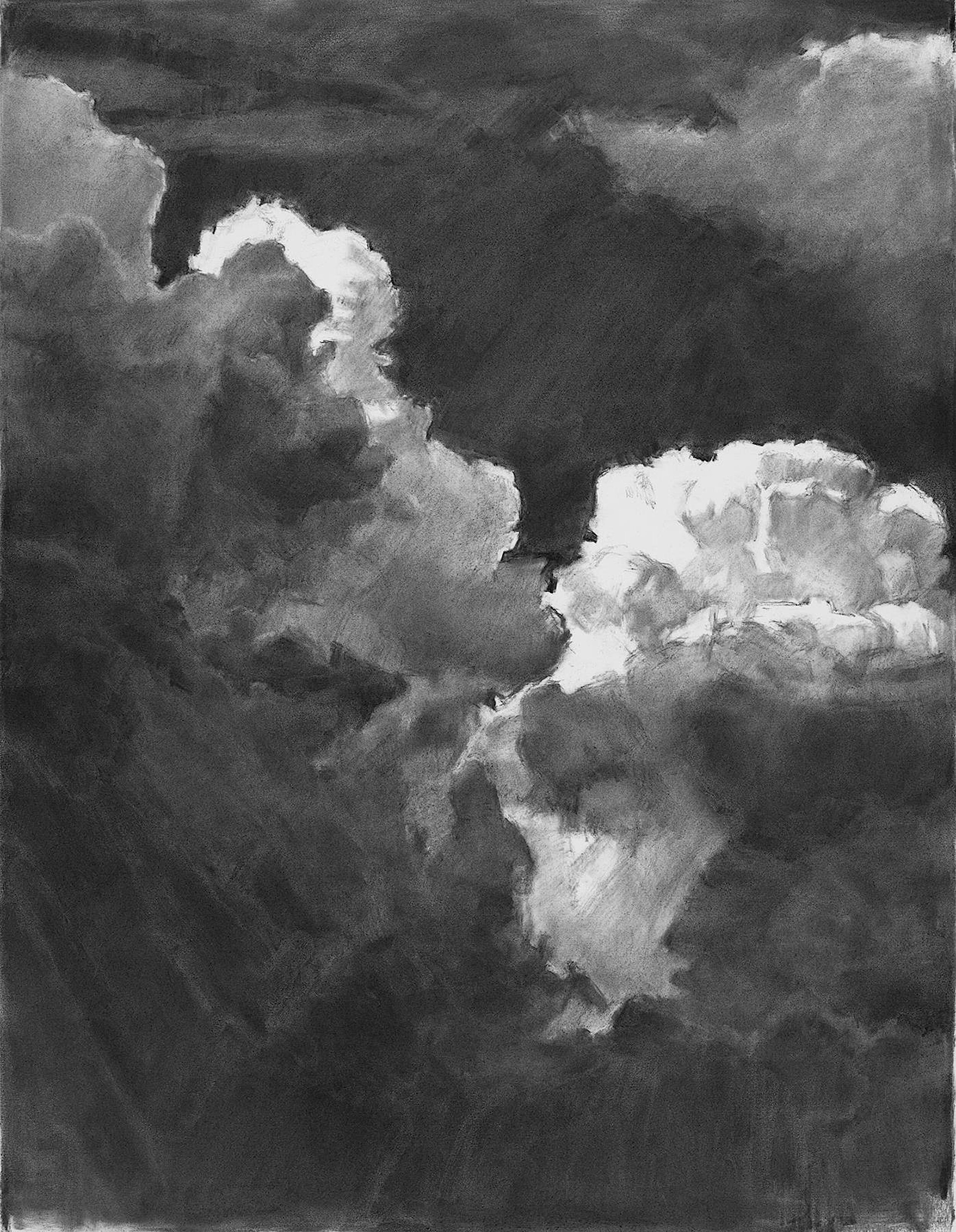  Linda Pearlman Karisberg,  What Do the Heavens  Hold VII , Charcoal, 30x22 