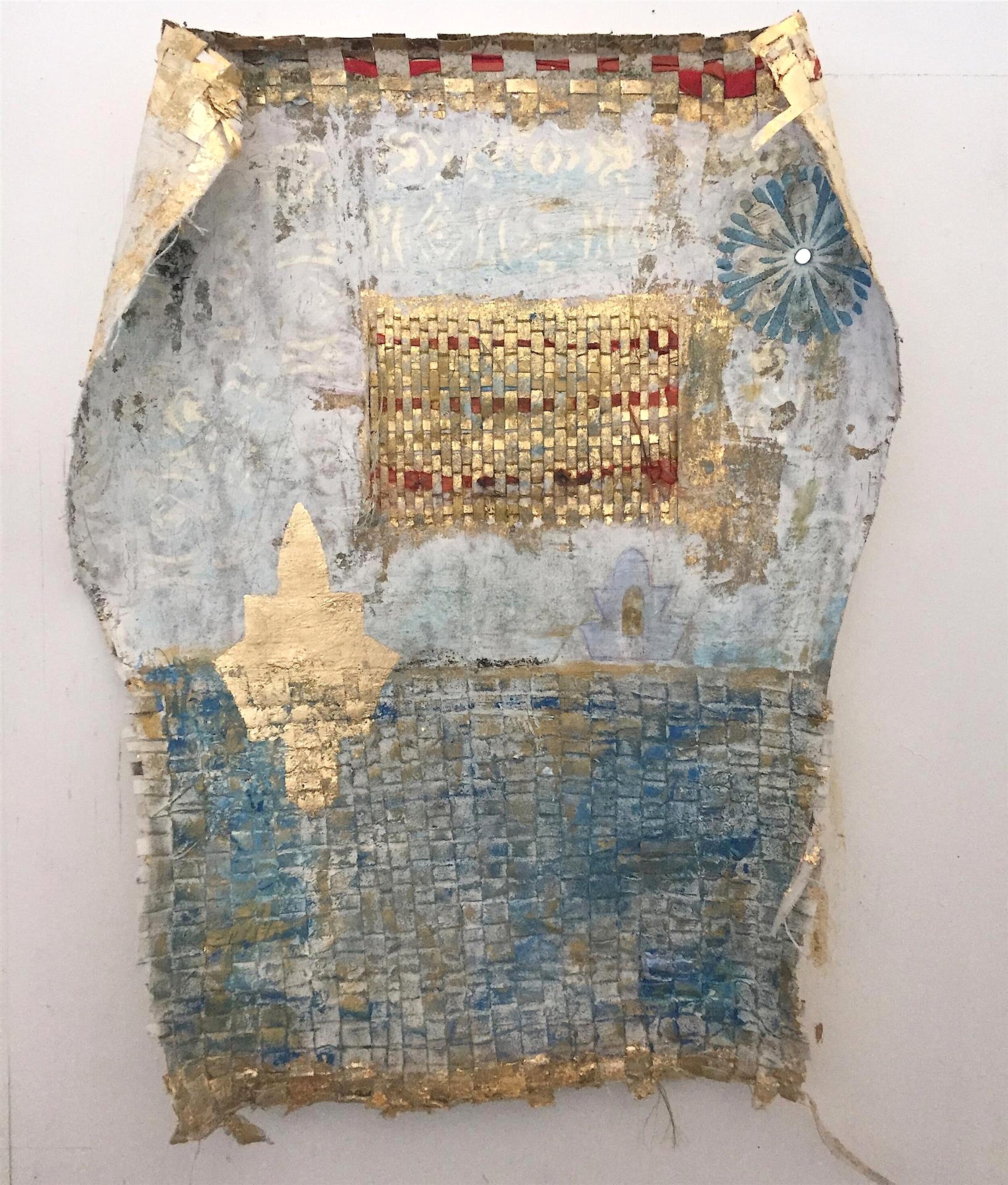  Susan Siefer,  Walking into I t, Mixed media, 24 x 30 x 6 