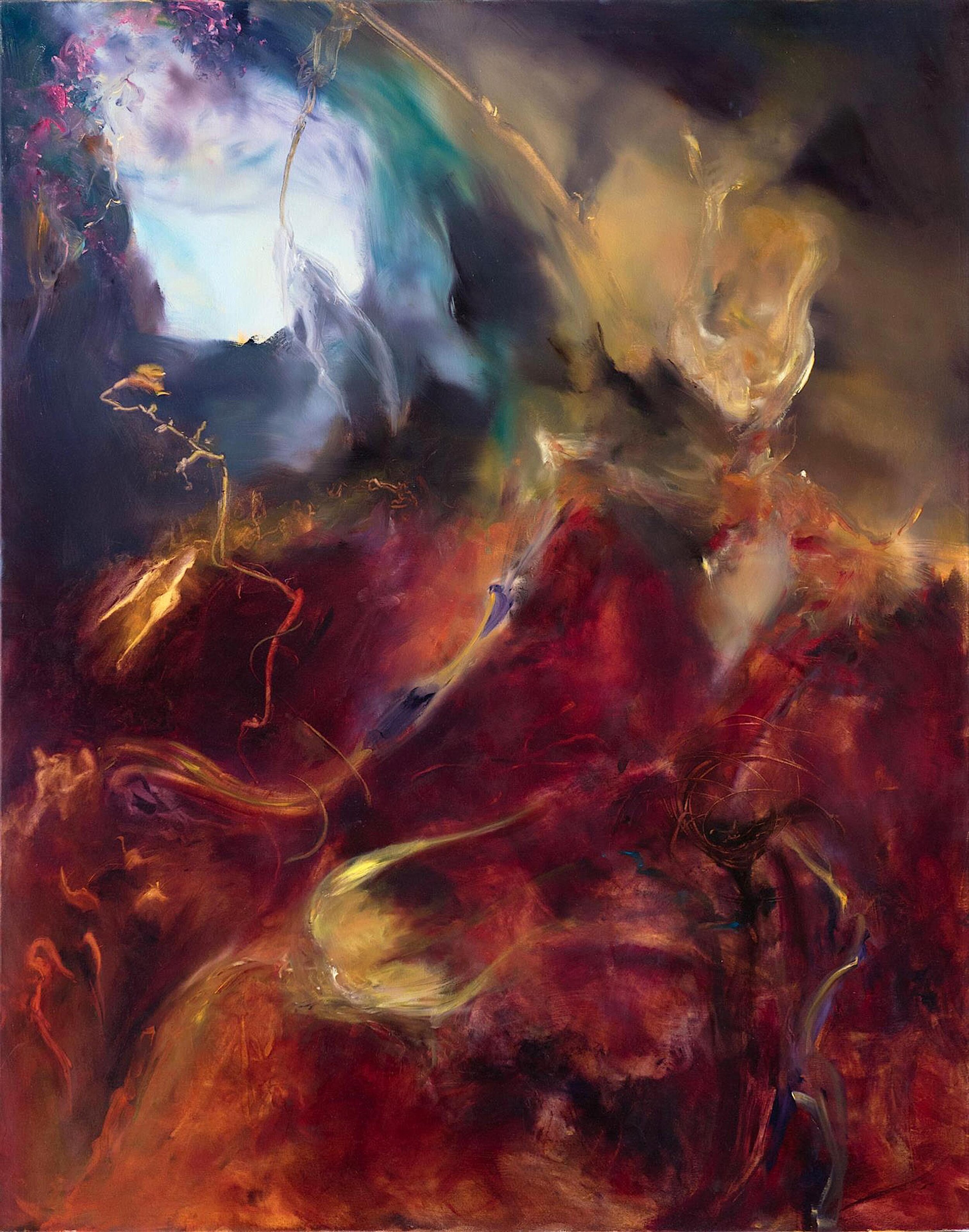  Joanne  Tarllin,  Reaching for the Light , Oil paint, 48x36 