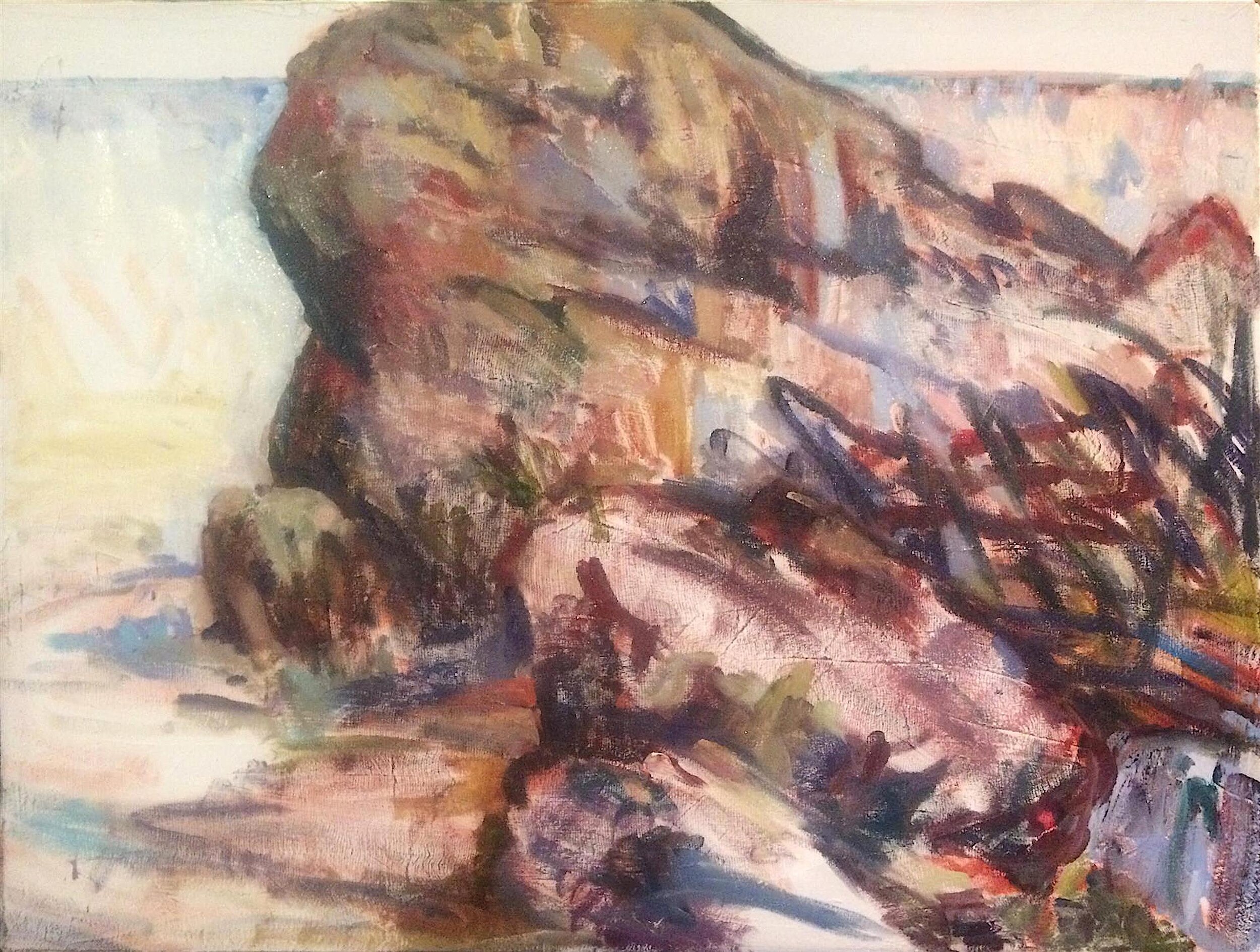  Heidi Caswell Zander,  Upon this Rock , Oil paint, 36x48 