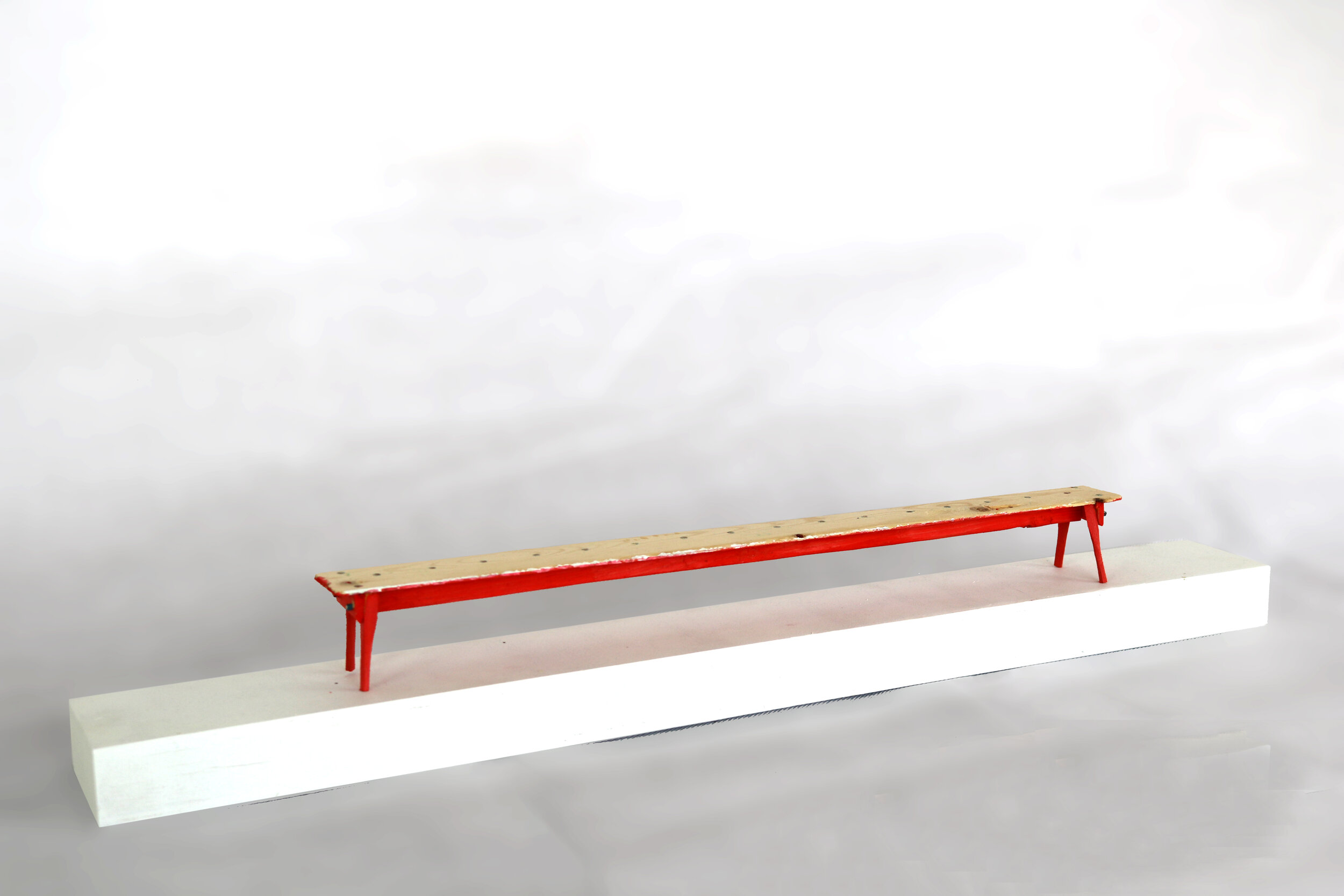  Daniel Zeese,  Bench 17,   Wood, 24x3x2 