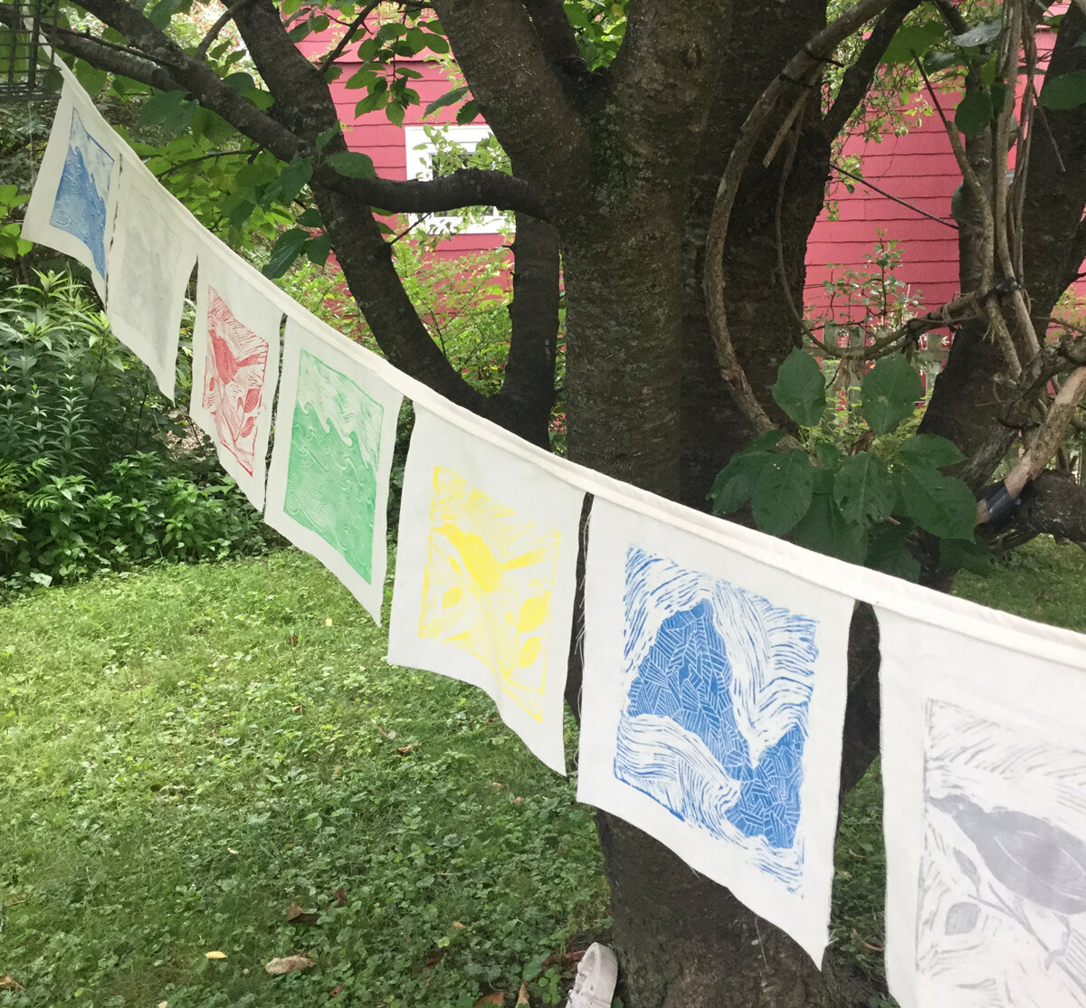 "Peace Flags" by Kathline Carr