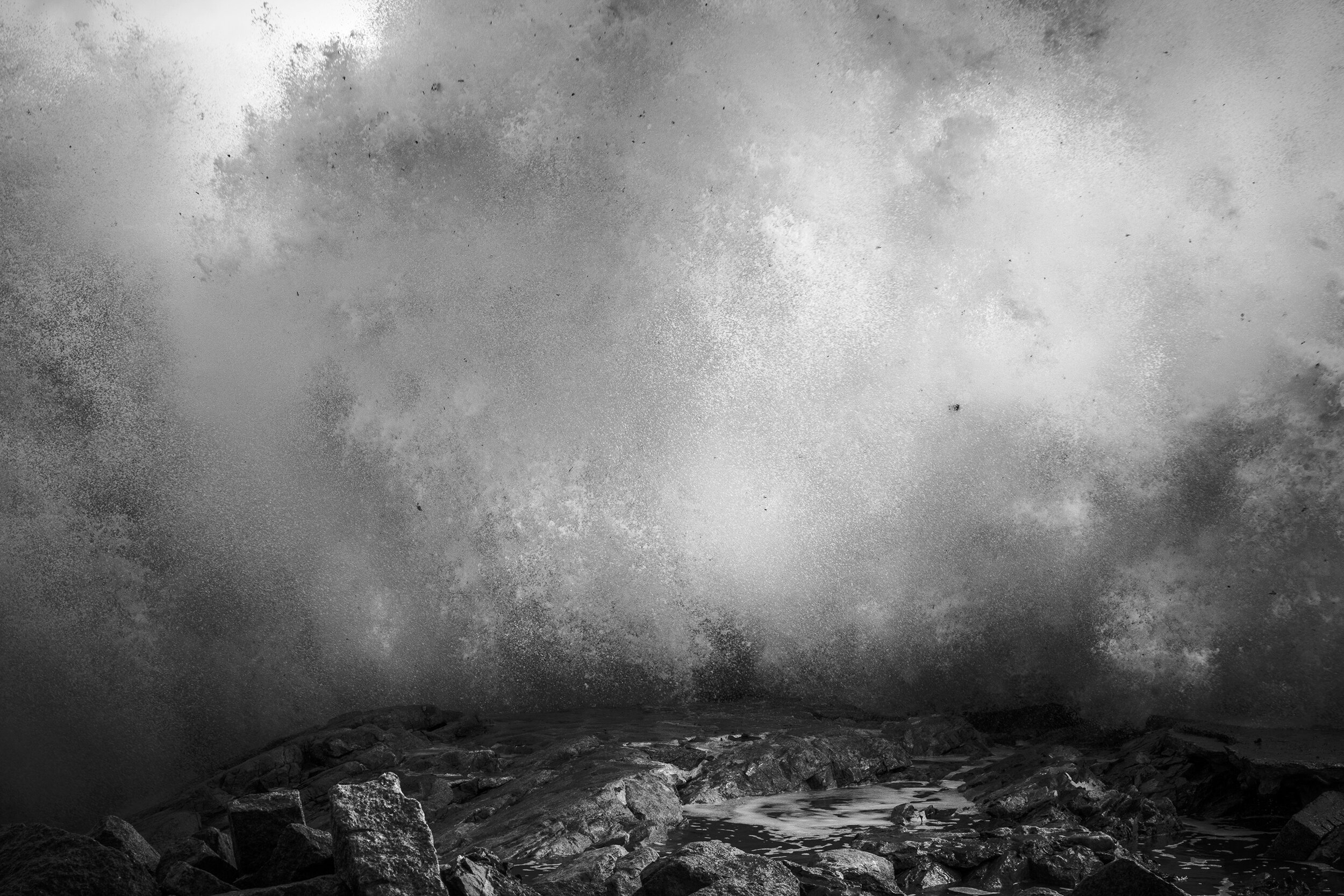    Off-Shore Storm    platinum/palladium photographic print, 10” x 15”  