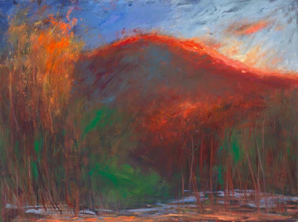 "Backlit Mountain" by Catherine Picard-Gibbs 