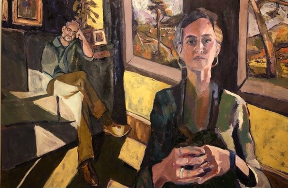   Dr. Burke  oil on canvas, 48”x72” 