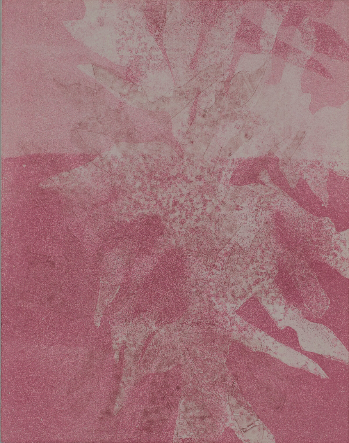   Blurred Memories X  monotype, 11.25 x 8.75 inches 