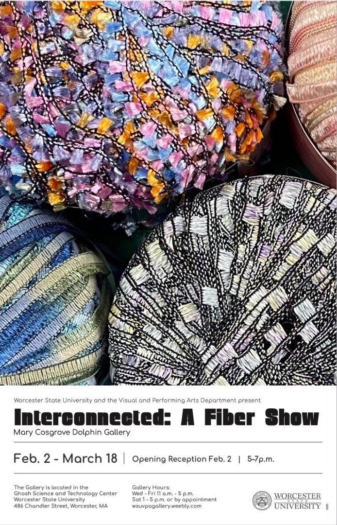 Kay Hartung is exhibiting in the “Interconnected” fiber show