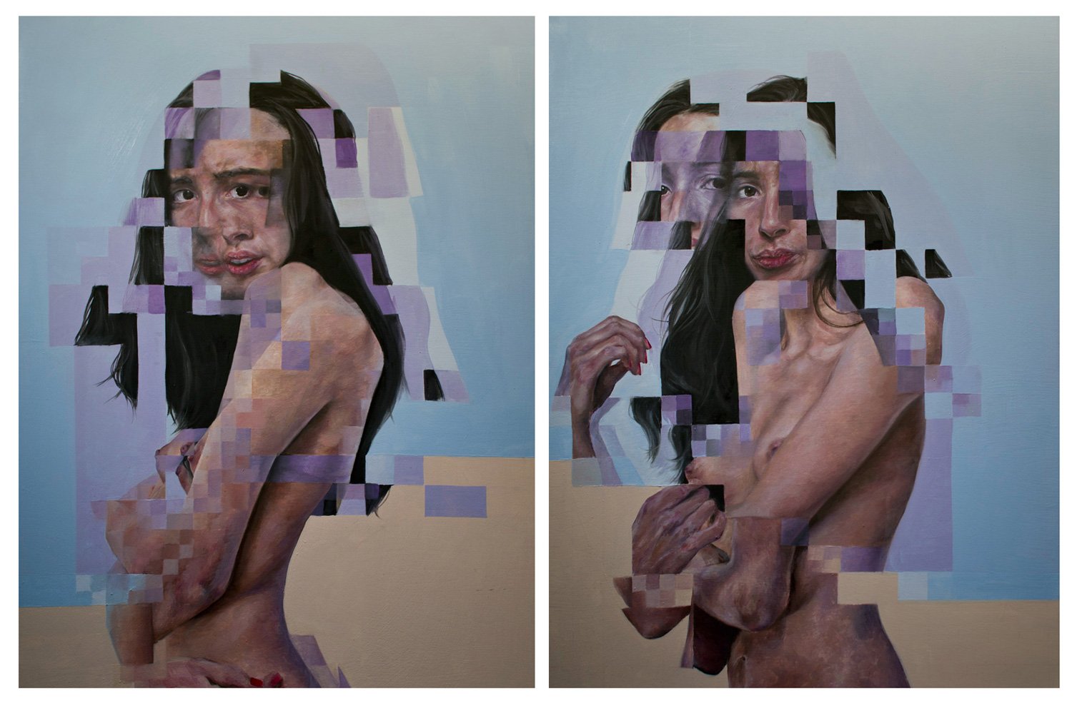    Degrading Outcomes   oil on panel  30 x 40 inches 