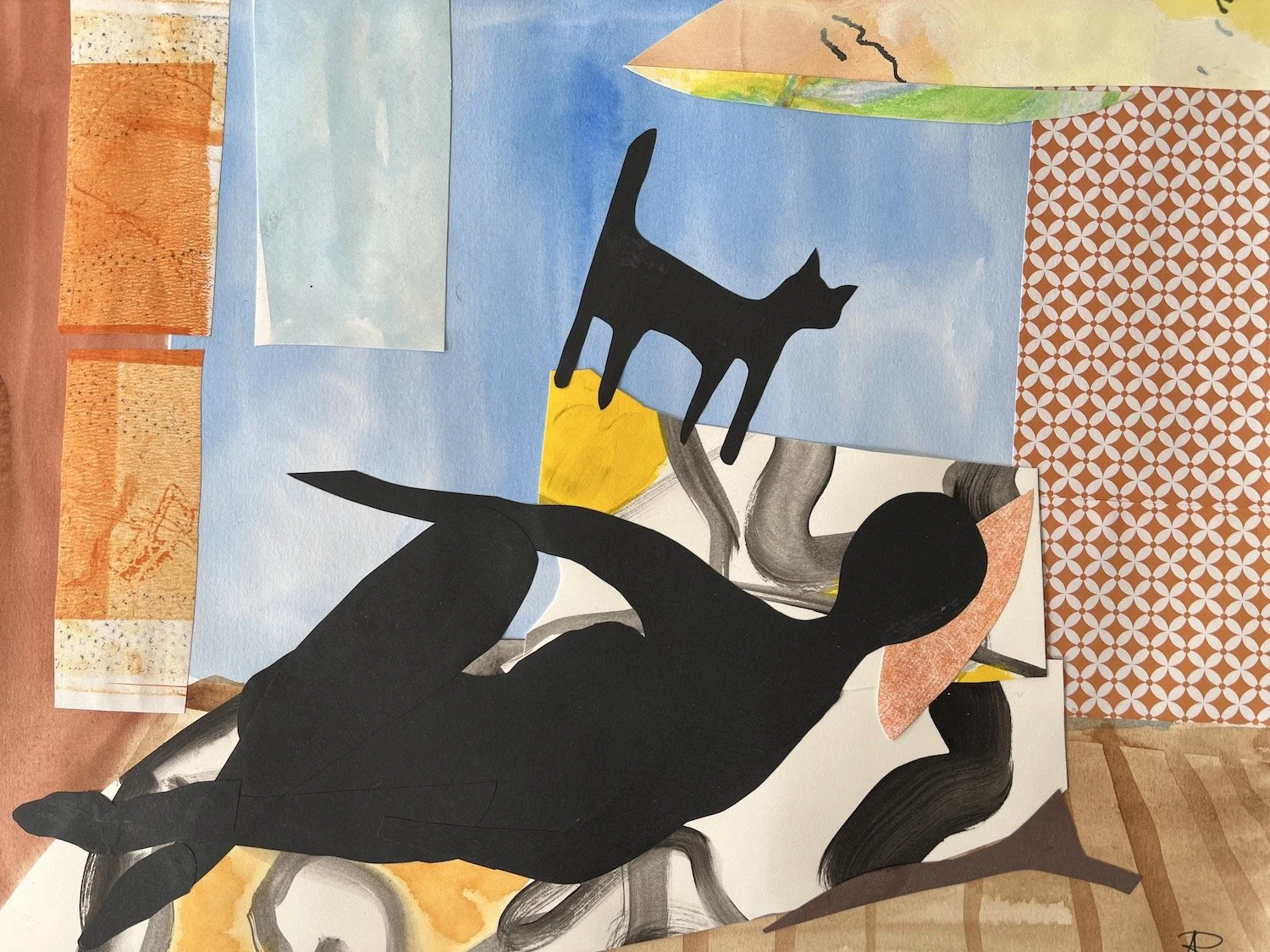 Alexandra Rozenman, "Talking to a Cat on a Couch"