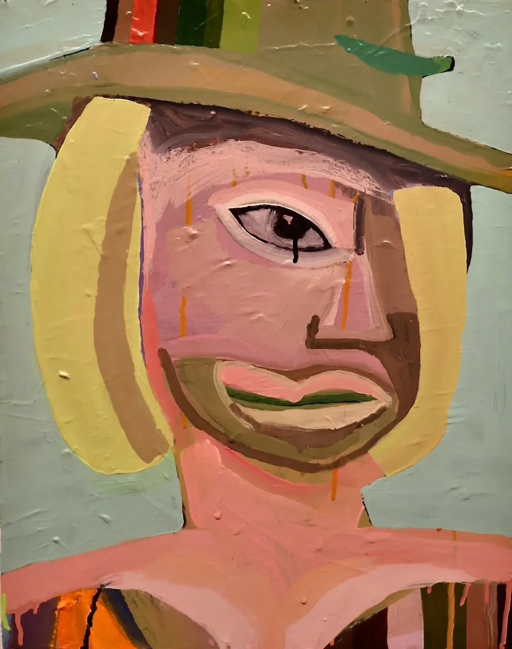 Anne Johnstone, "She in Her Green Fedora"