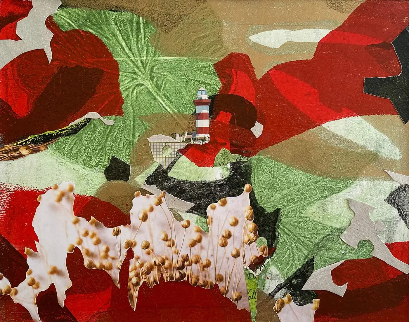 "Looking Around for You," Mixed Media Collage