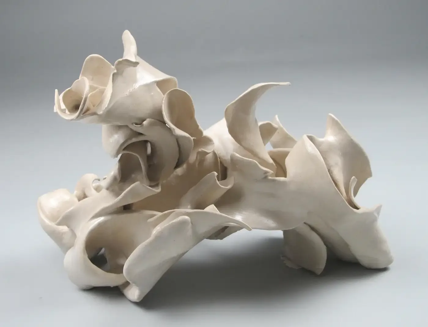 Sara Fine-Wilson, "Furl," Stoneware, Available
