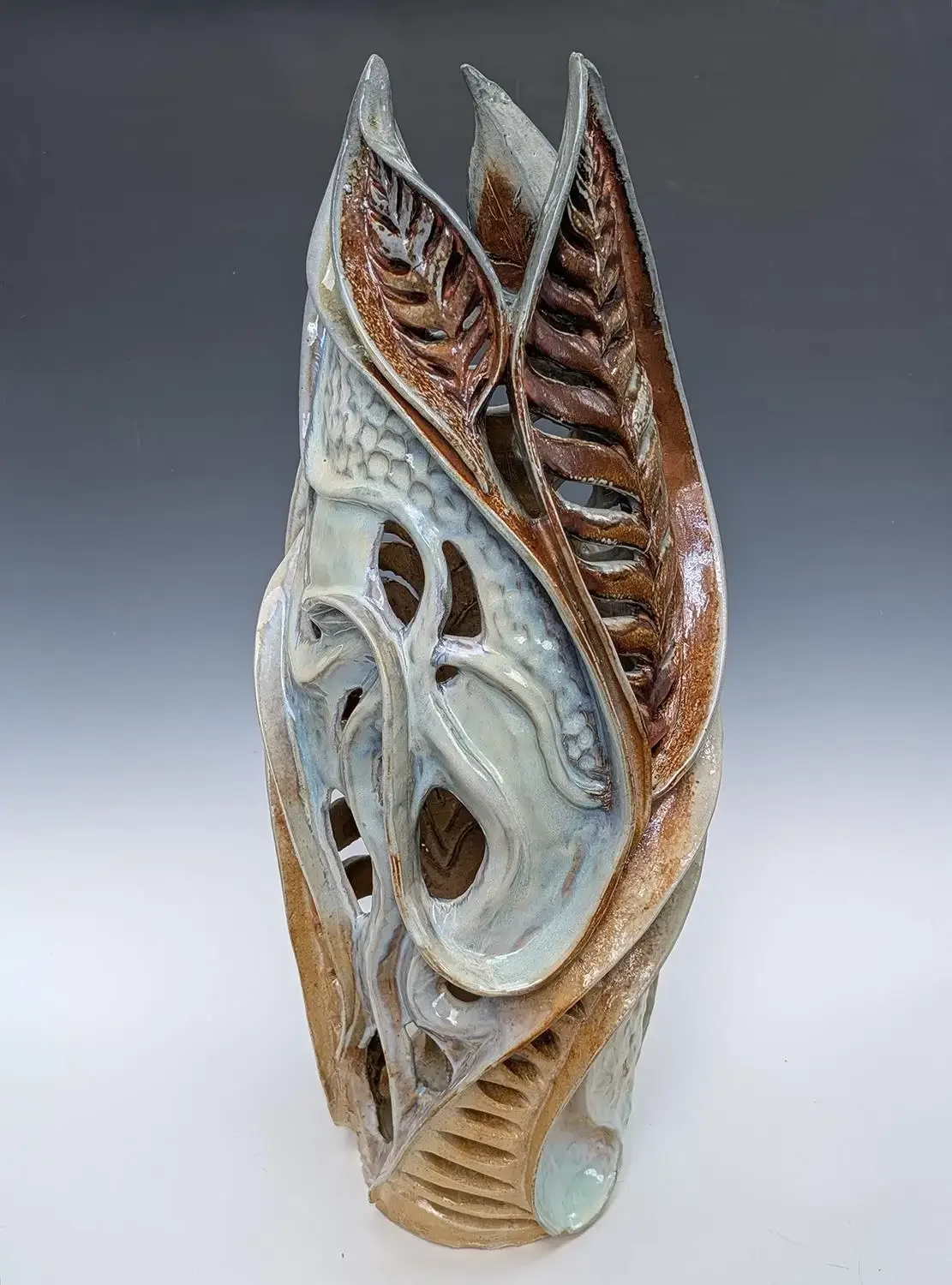"On the Surface in the Shallows," Ceramic Sculpture