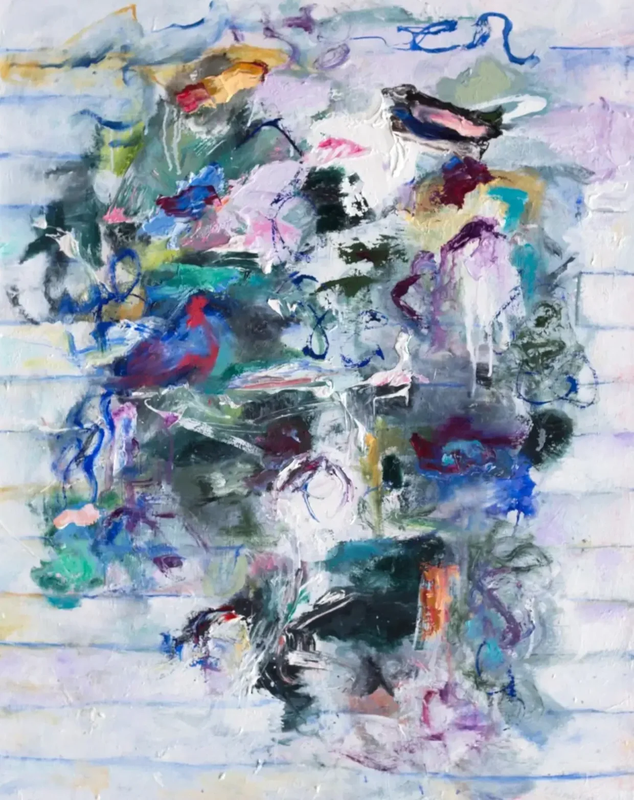 "Strands of Time," Oil on Canvas