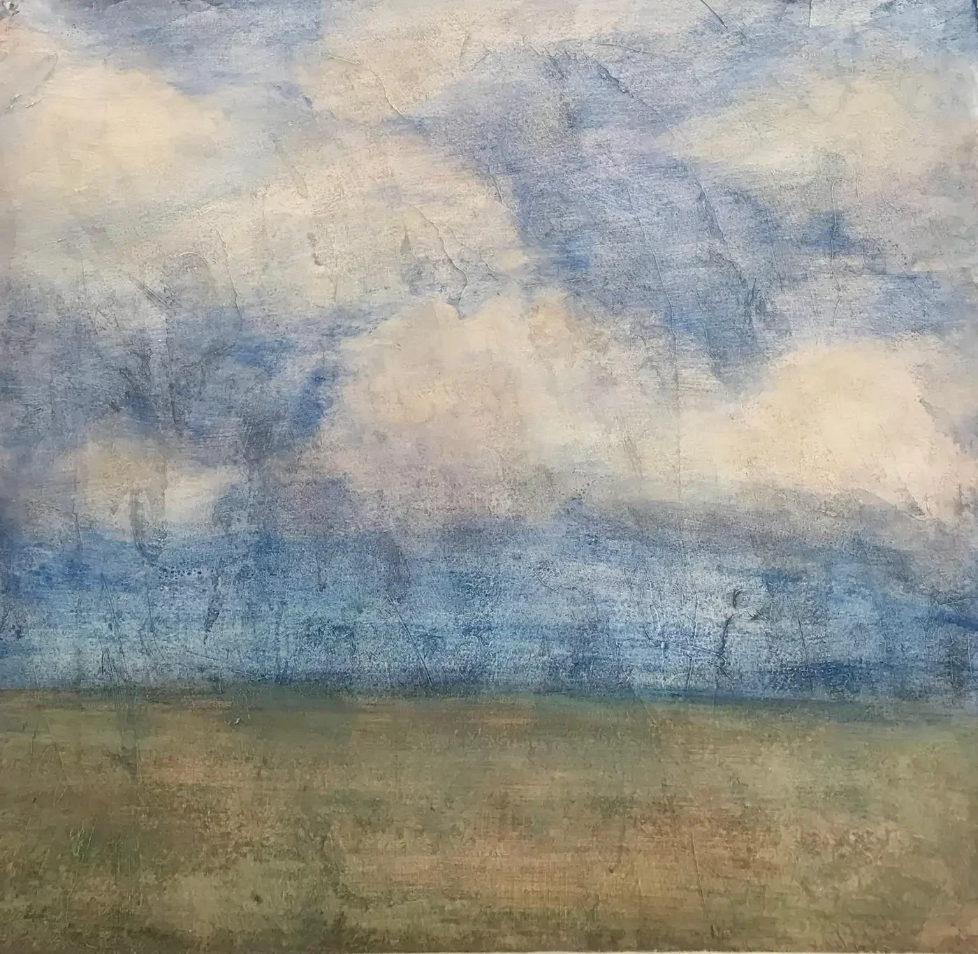 Sky and Horizon Study," Acrylic Painting
