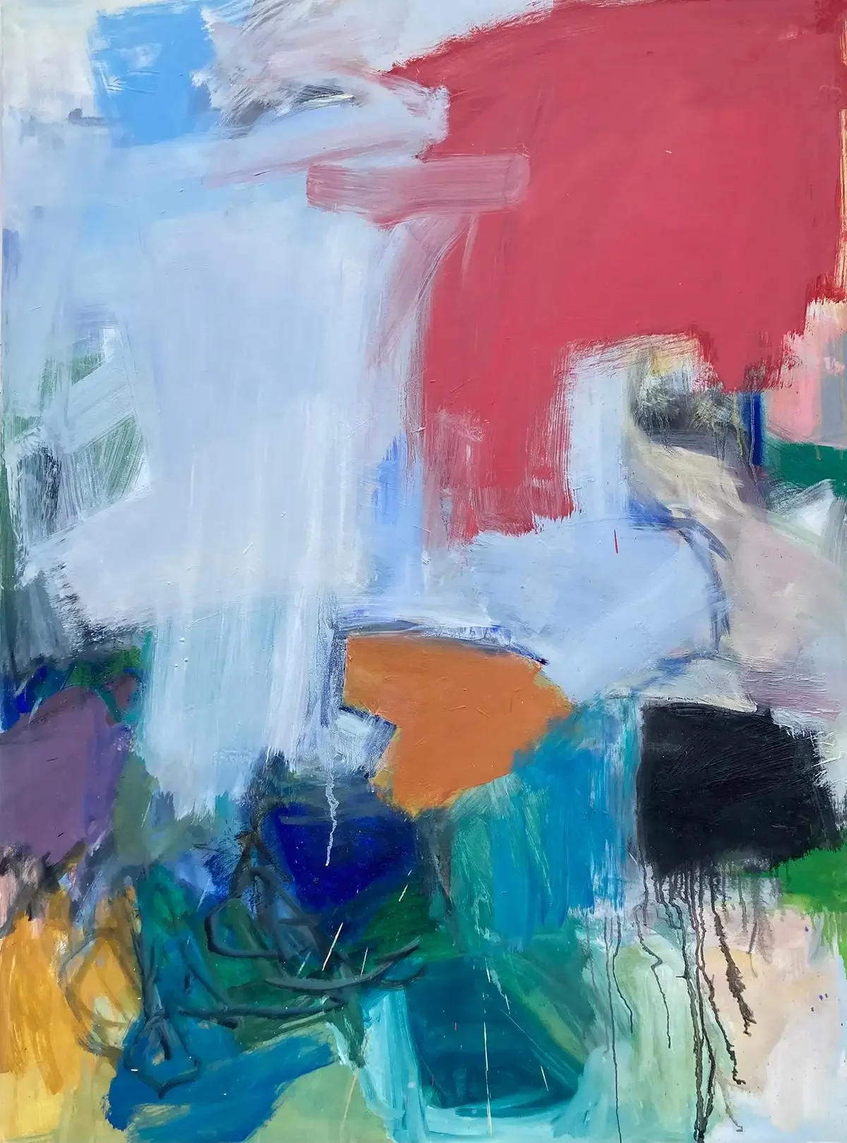 "Flotsam and Jetsam," Oil Painting on Canvas