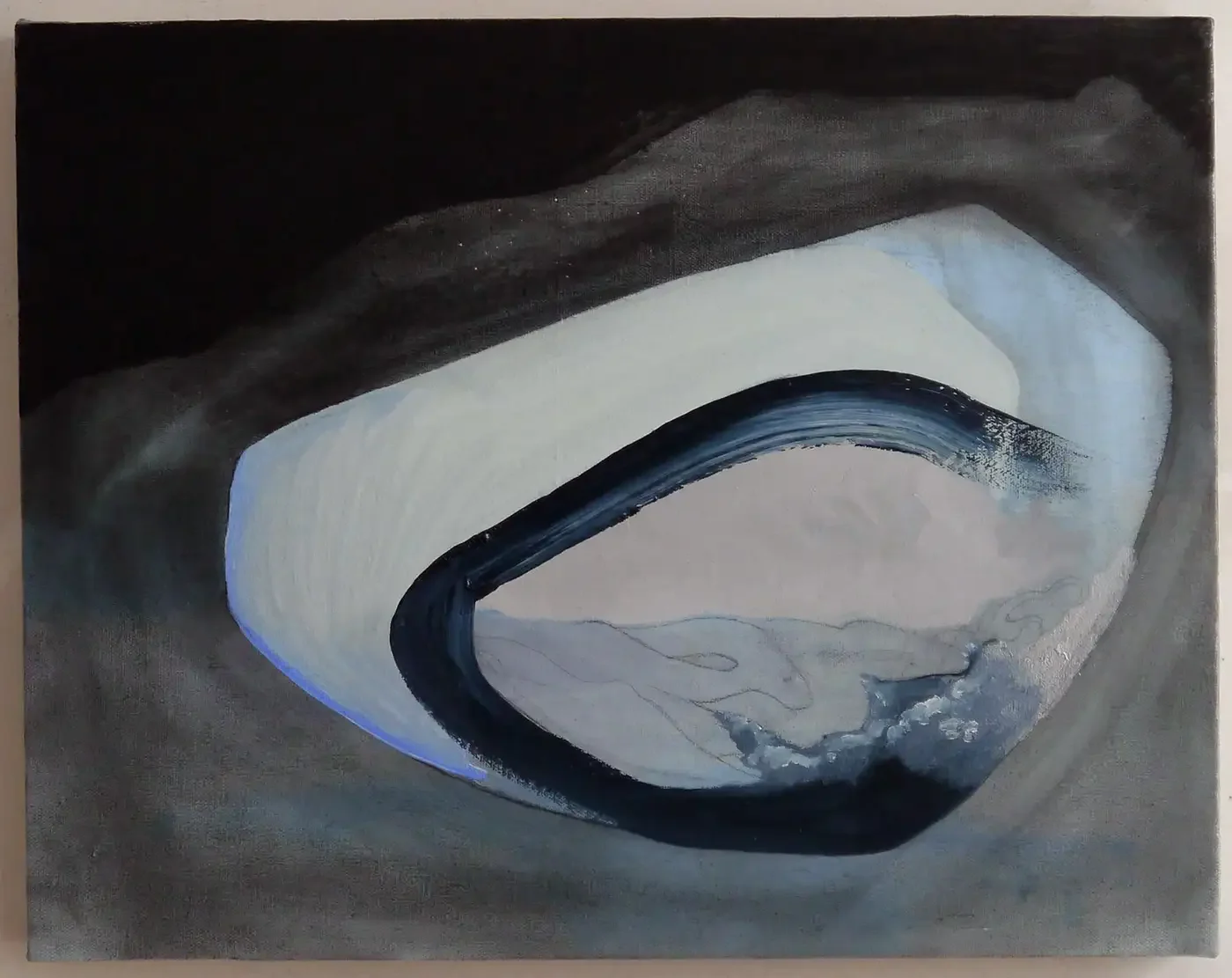 "Sea Change," Mixed-media Painting