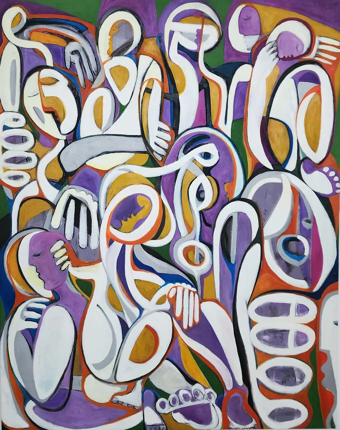 "Find Your Own Path," Oil Painting