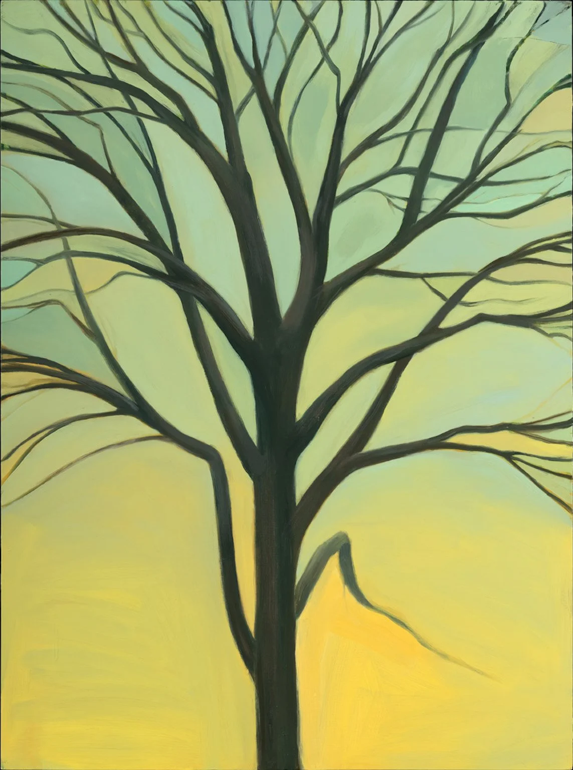 Anne Sargent Walker, "Maple in Yellow Sky"