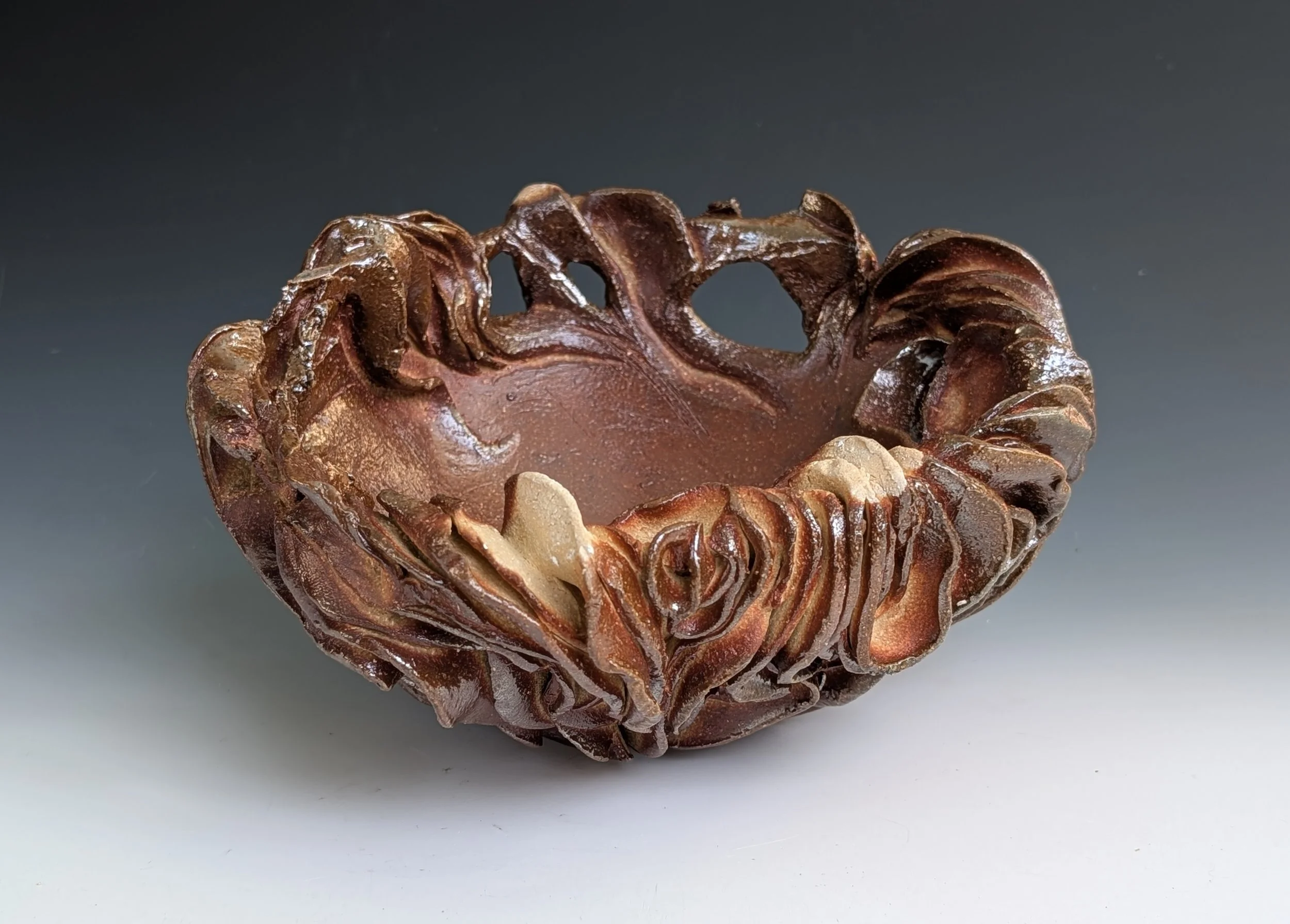 Heather A. F. Binder, "Ember Unbound," Wood Fired Ceramic, Available