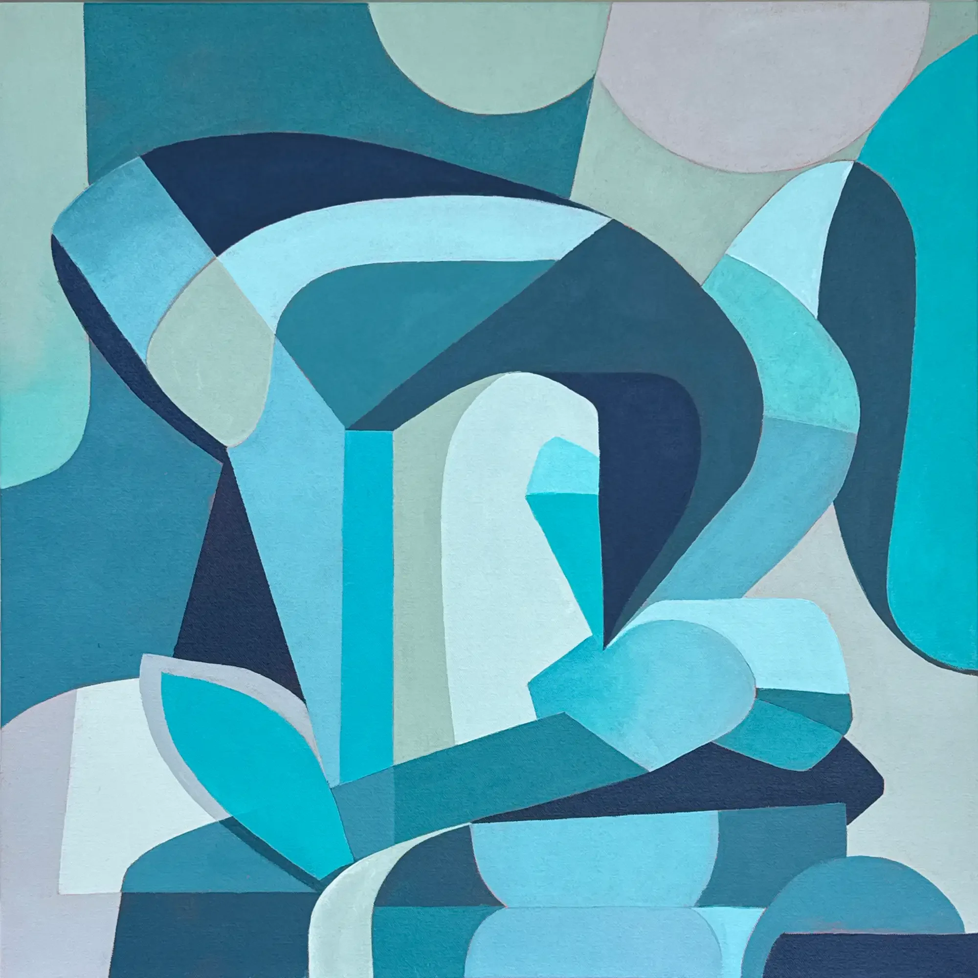 "Twilight Grace Note," Acrylic Painting