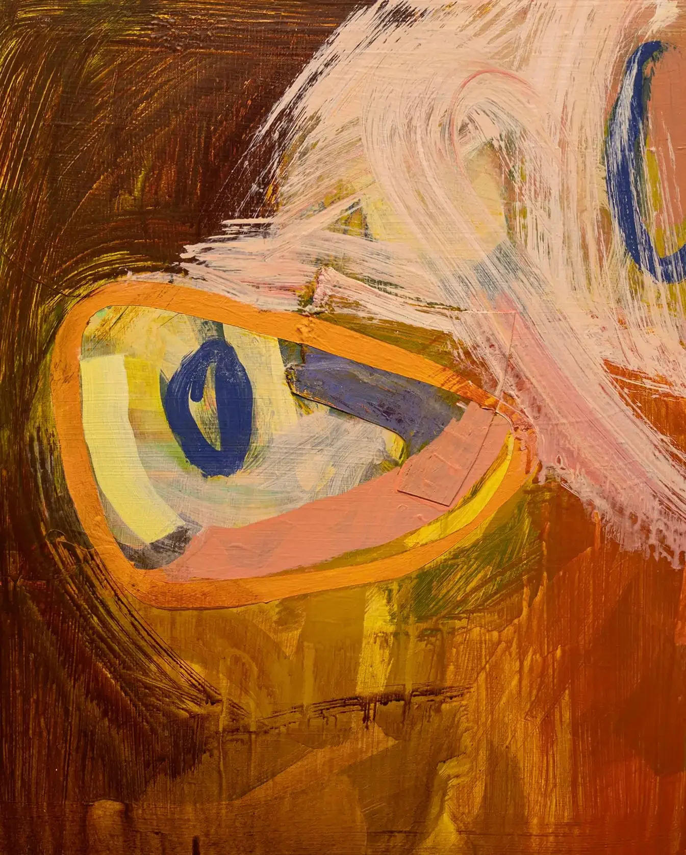 "Enough of That," Acrylic on Board