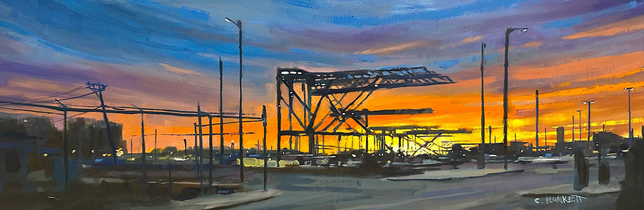 Chris Plunkett, "Sunrise at the Docks"