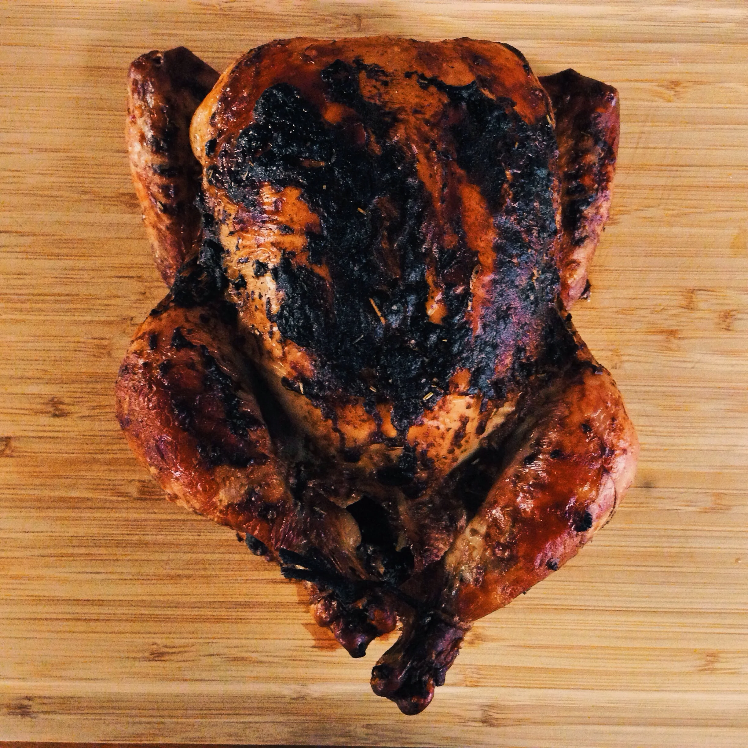 My beloved roast chicken, which I love making, even on a weeknight.