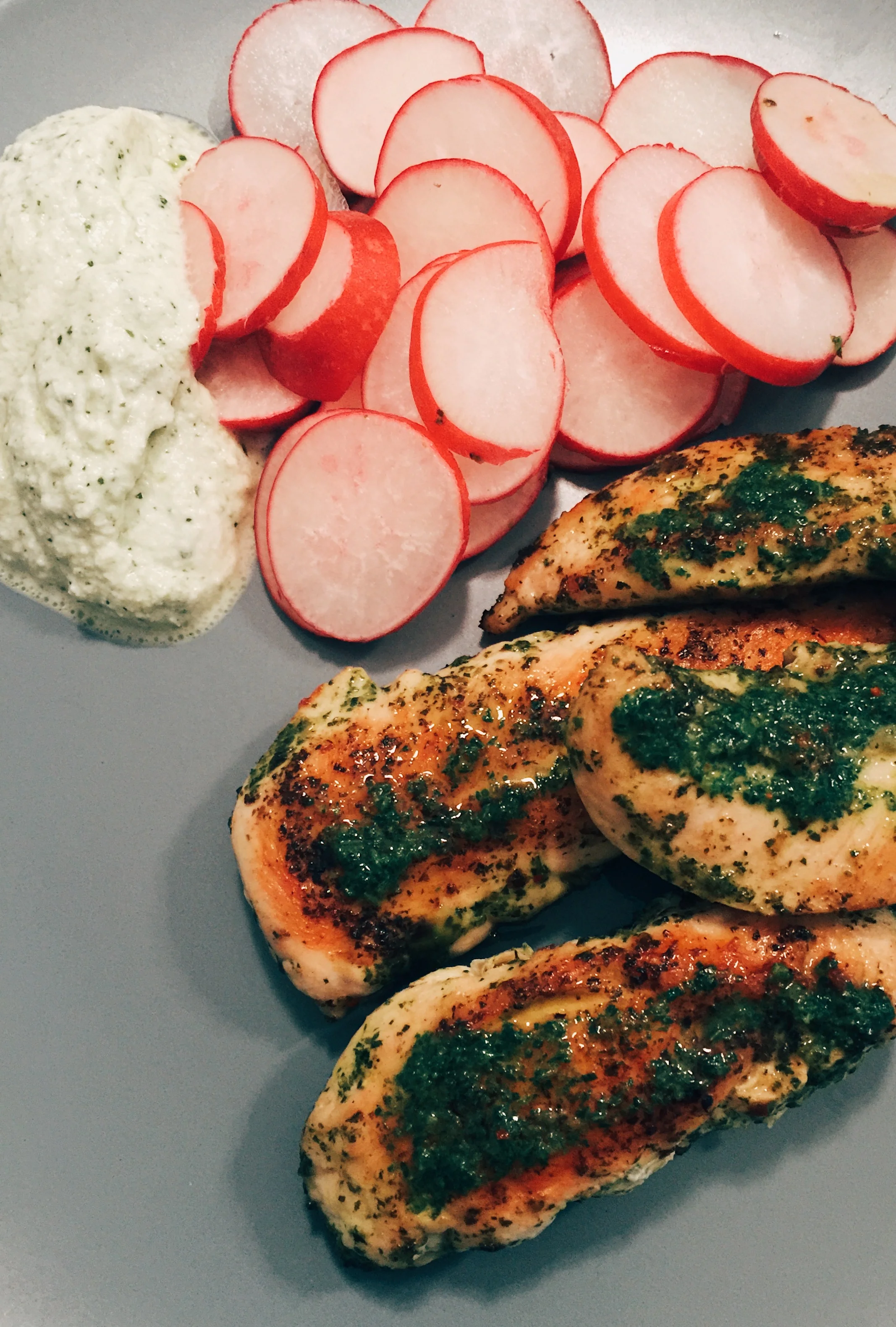 Chicken Cutlets with Charmoula and Preserved Lemon