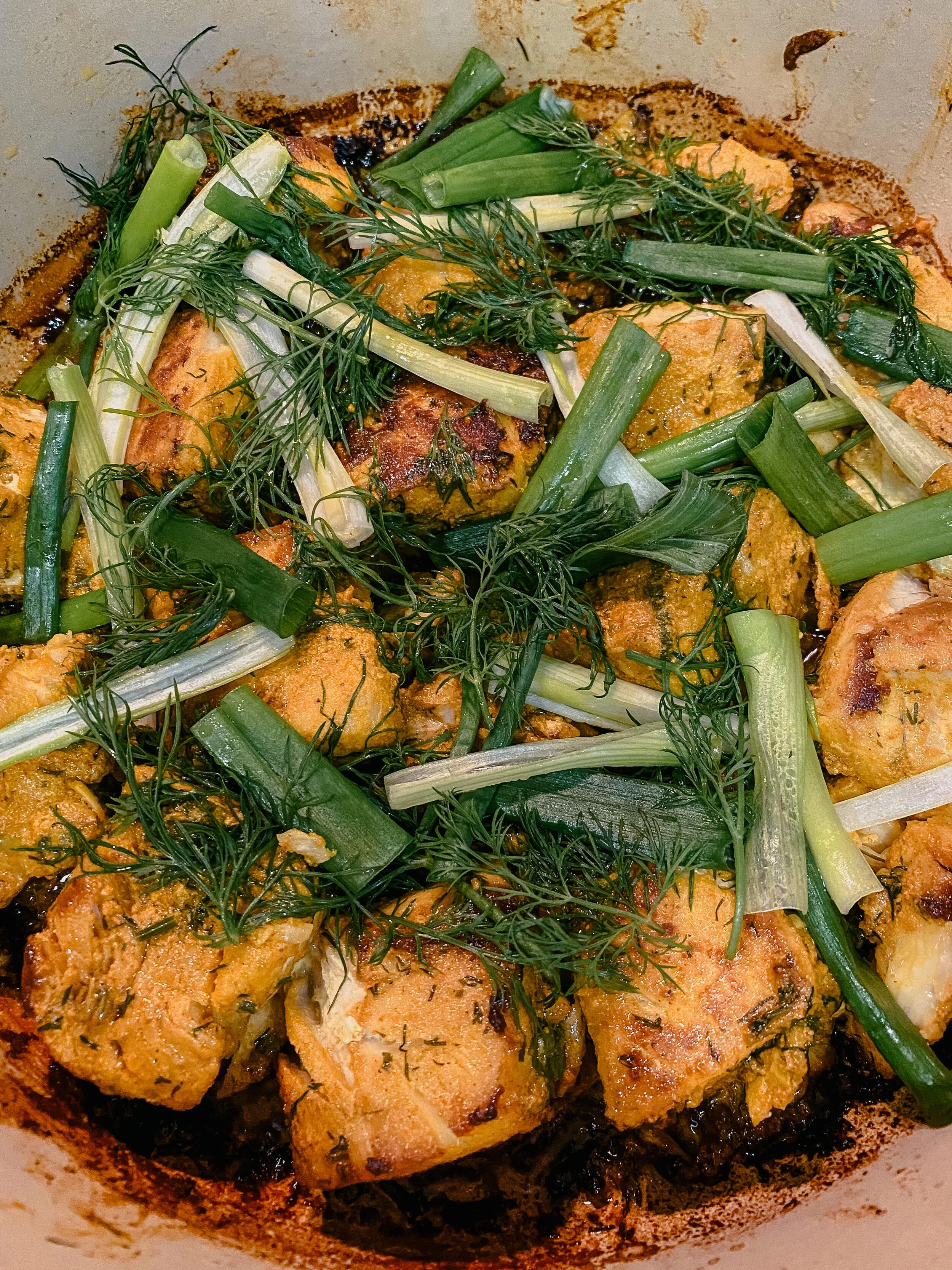Vietnamese Turmeric and Dill Fish (Cha Ca)