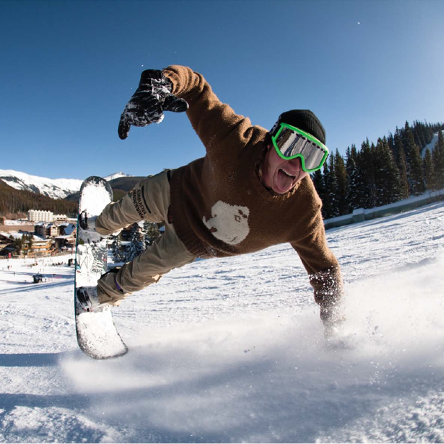 I bet Ben Lynch is excited for Winter Park's opening day. P: Terry Ratzlaff