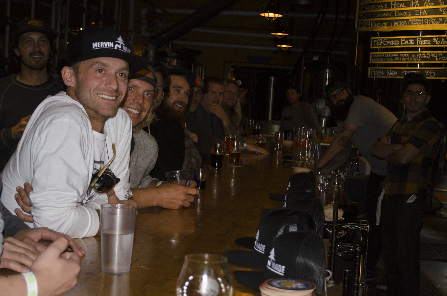 Landvik and Travis were having a good time.