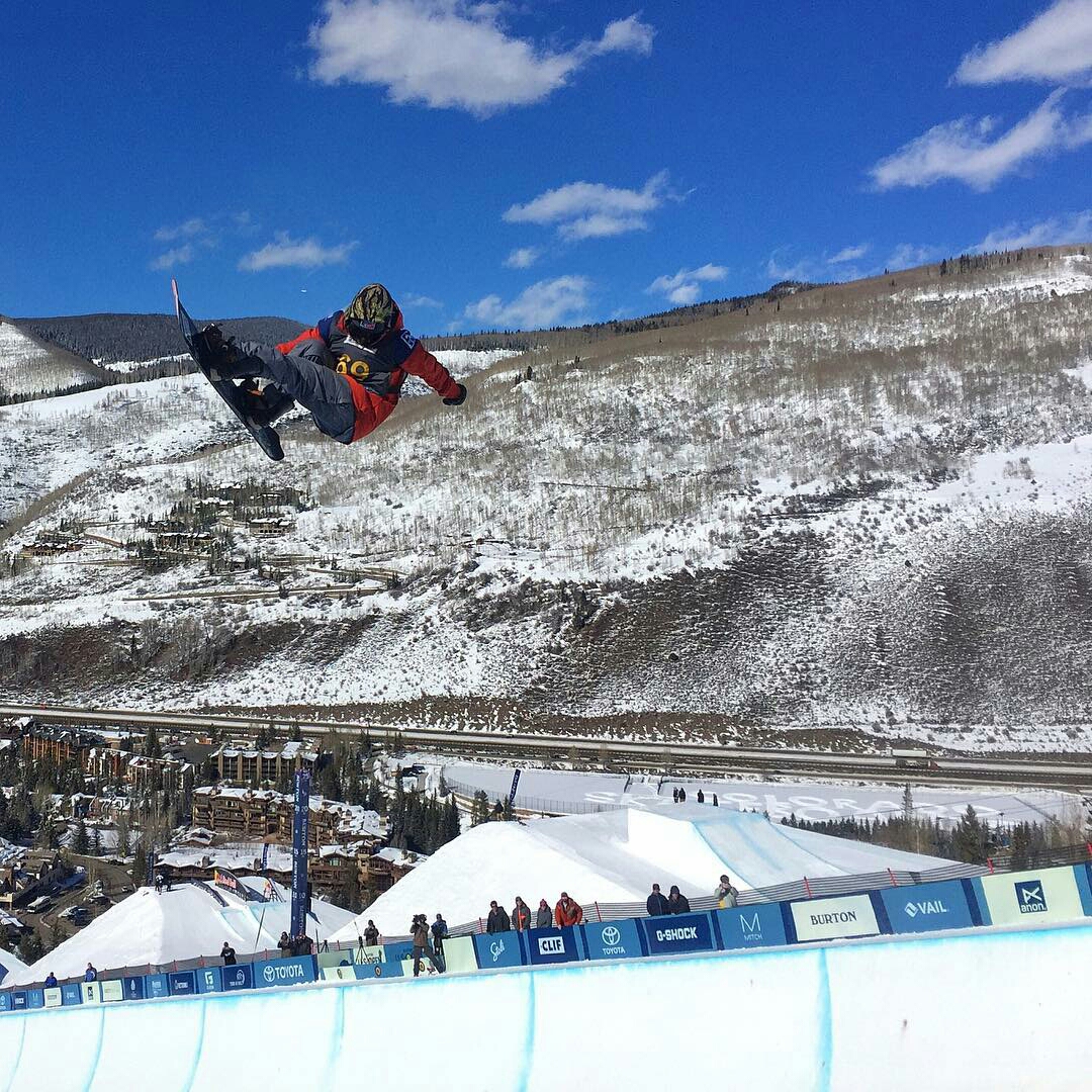 Danny Davis, fan and rider favorite, had a great outing even though he's been riding pow all year and not training or riding pipe | P: Sparky G