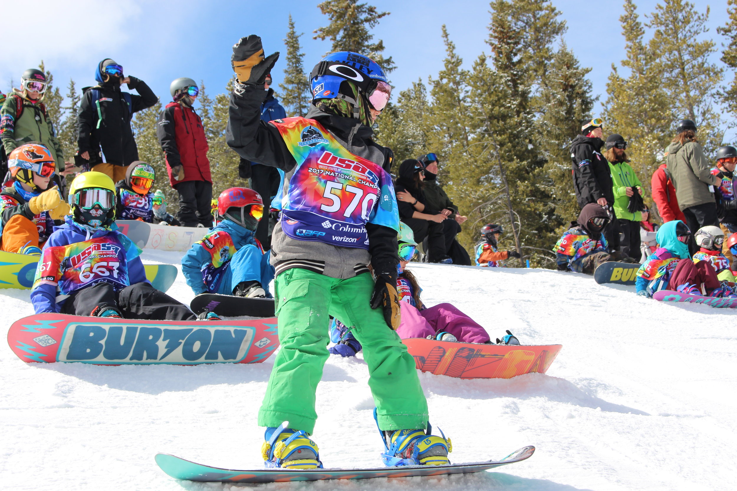 Competitors get ready to drop during practice for Halfpipe | P: Kolleen Cormie