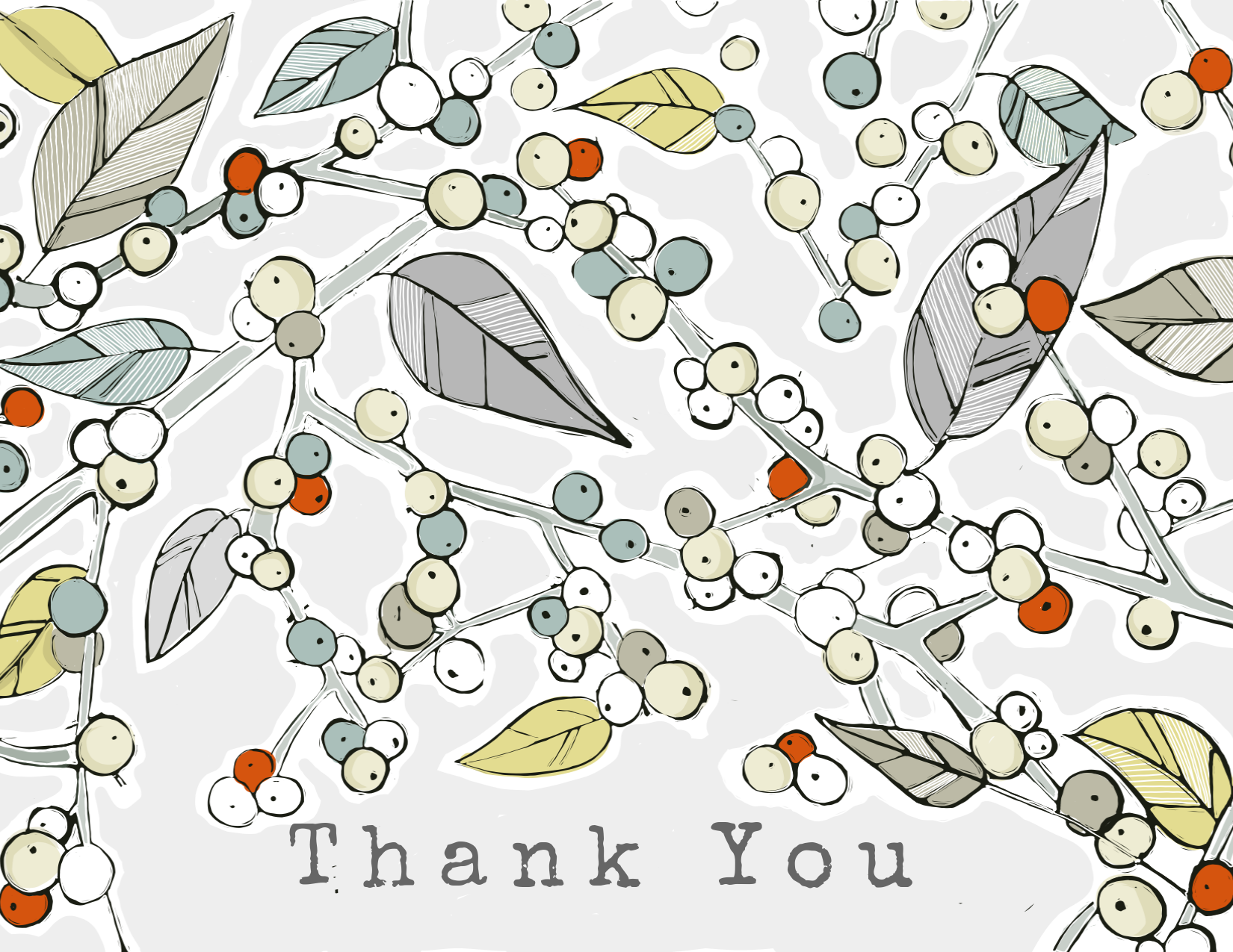 0014 - Twig and Berry Pattern - Thank You Card.png