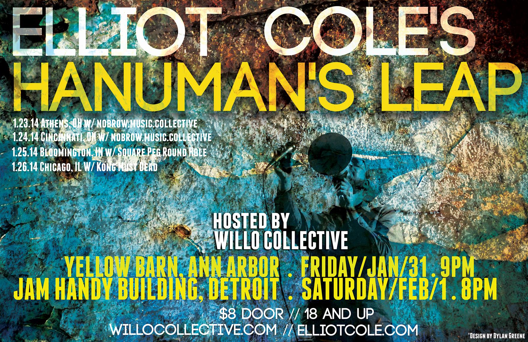 Click HERE to listen to Willo's performance of Hanuman's Leap with Elliot.
