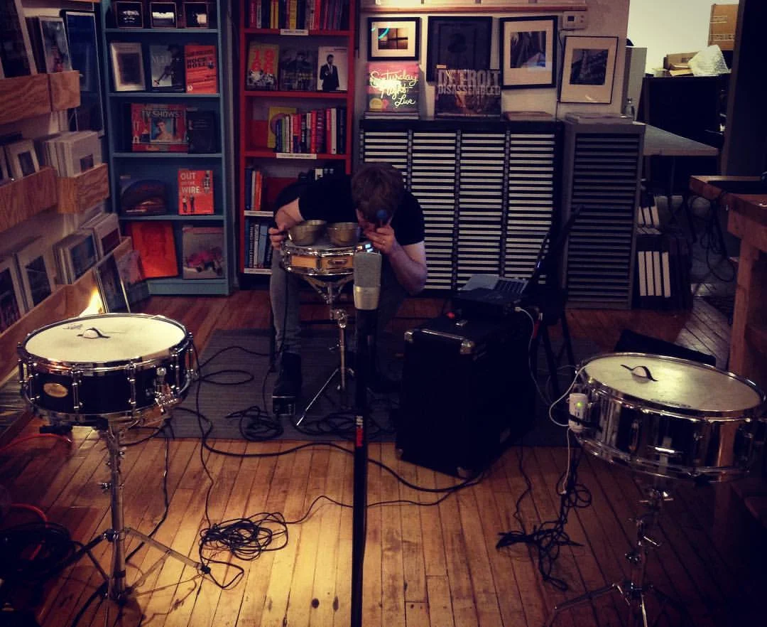 Chris performing a solo set at Transistor in Chicago.