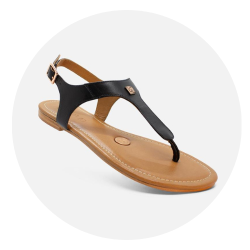 Black Coffee Grounding Sandal