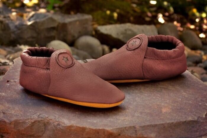 Leather Sole Roo Moccasins