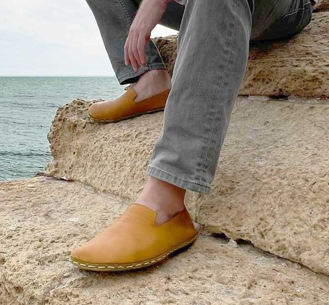 Crazy Horse Casual Clay Earthing Slip Ons