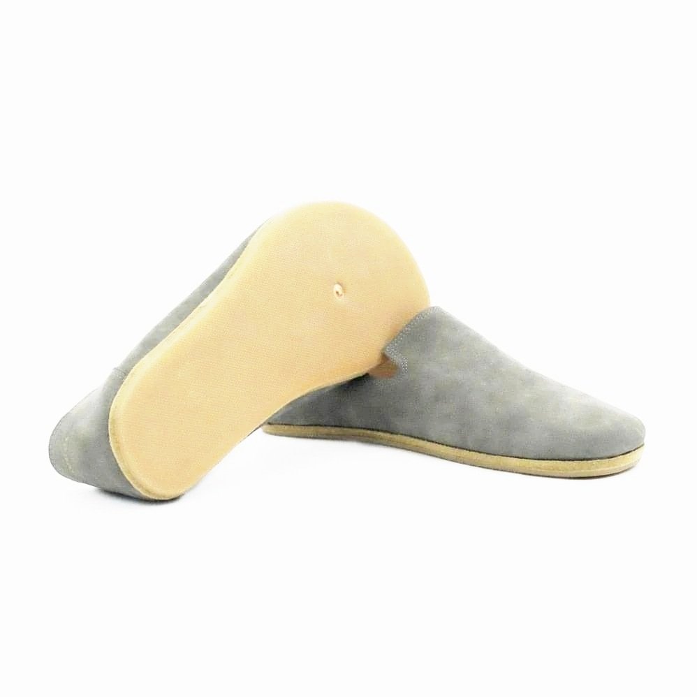 Pewter Casual Clay Grounding Slip Ons