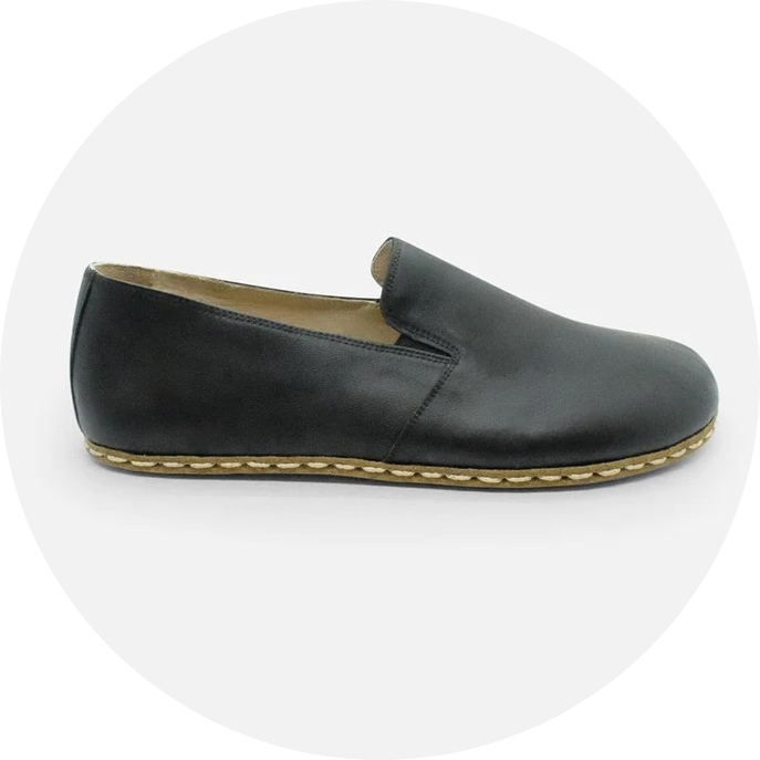 Onyx Classic Clay Leather Slip On Grounding Shoes