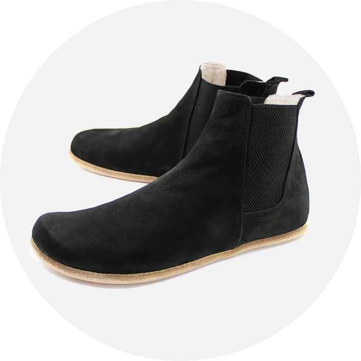 Midnight Clay Nubuck Leather Grounding Boots