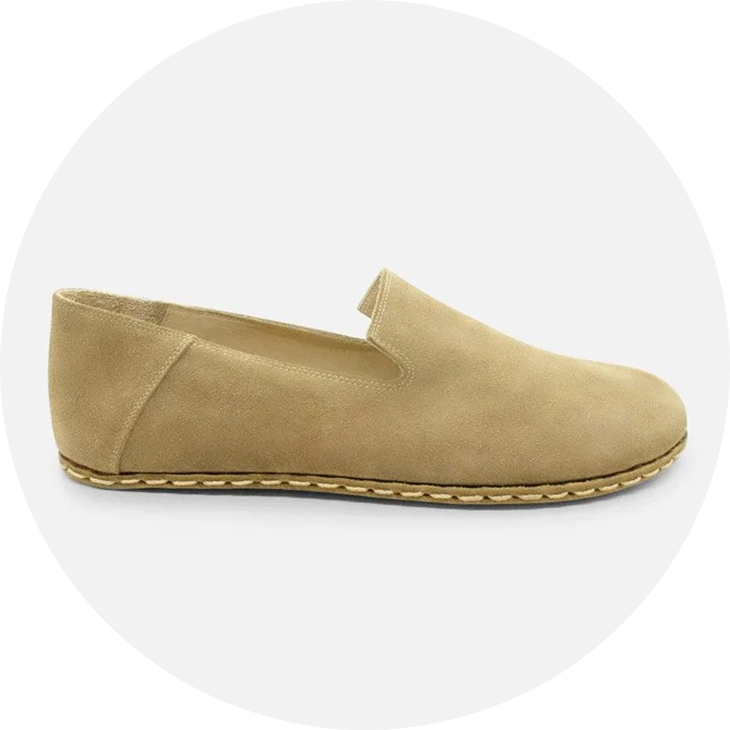 Coconut Husk Casual Clay Suede Grounded Shoes