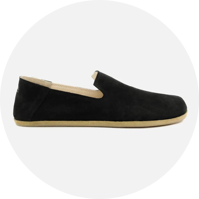 Midnight Casual NS Nubuck Leather Grounded Slip Ons 