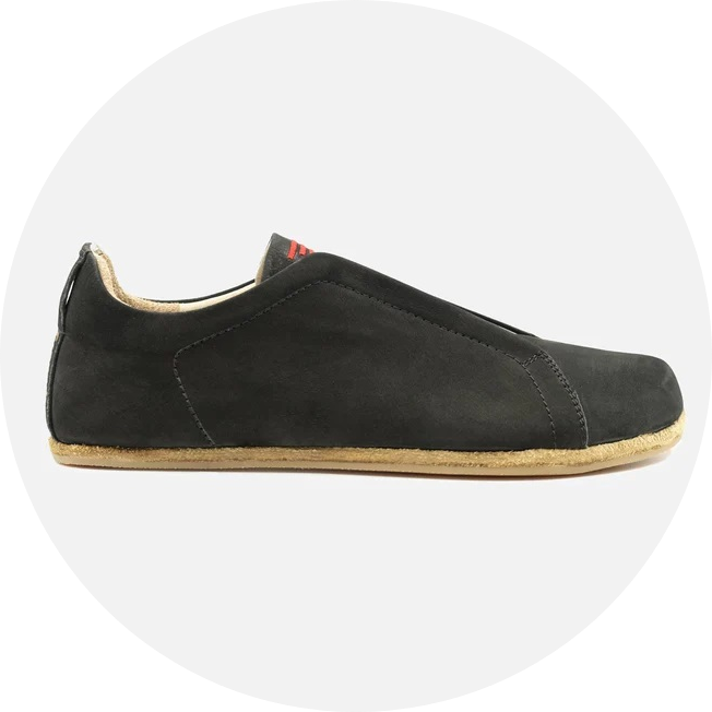 Midnight Clay Nubuck Leather Grounding Sneakers
