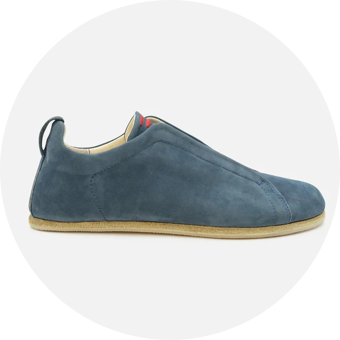Jeans Clay Nubuck Leather Grounding Sneakers