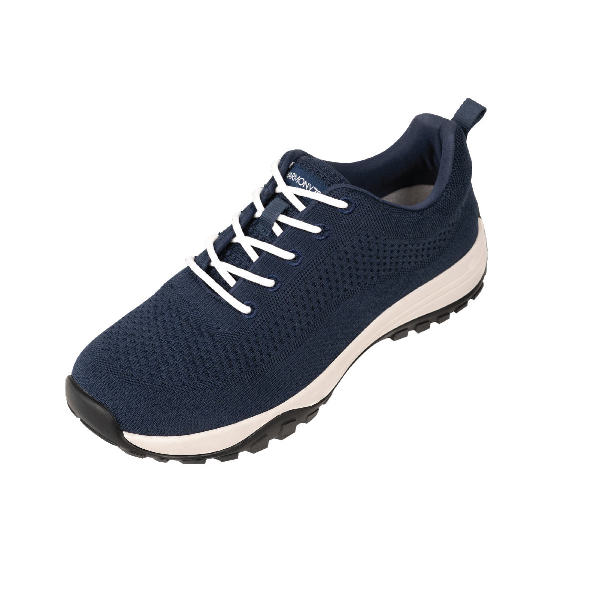 Navy Bamboo Knit Grounding Sneakers 