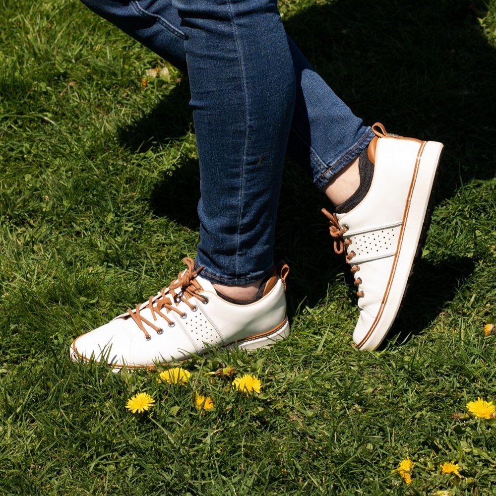 Unisex Leather Walker Grounding Shoes