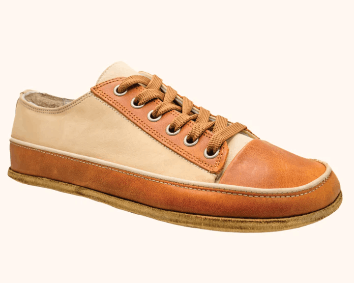 Arka Lo Sand &amp; Honey Leather Grounding Sneaker